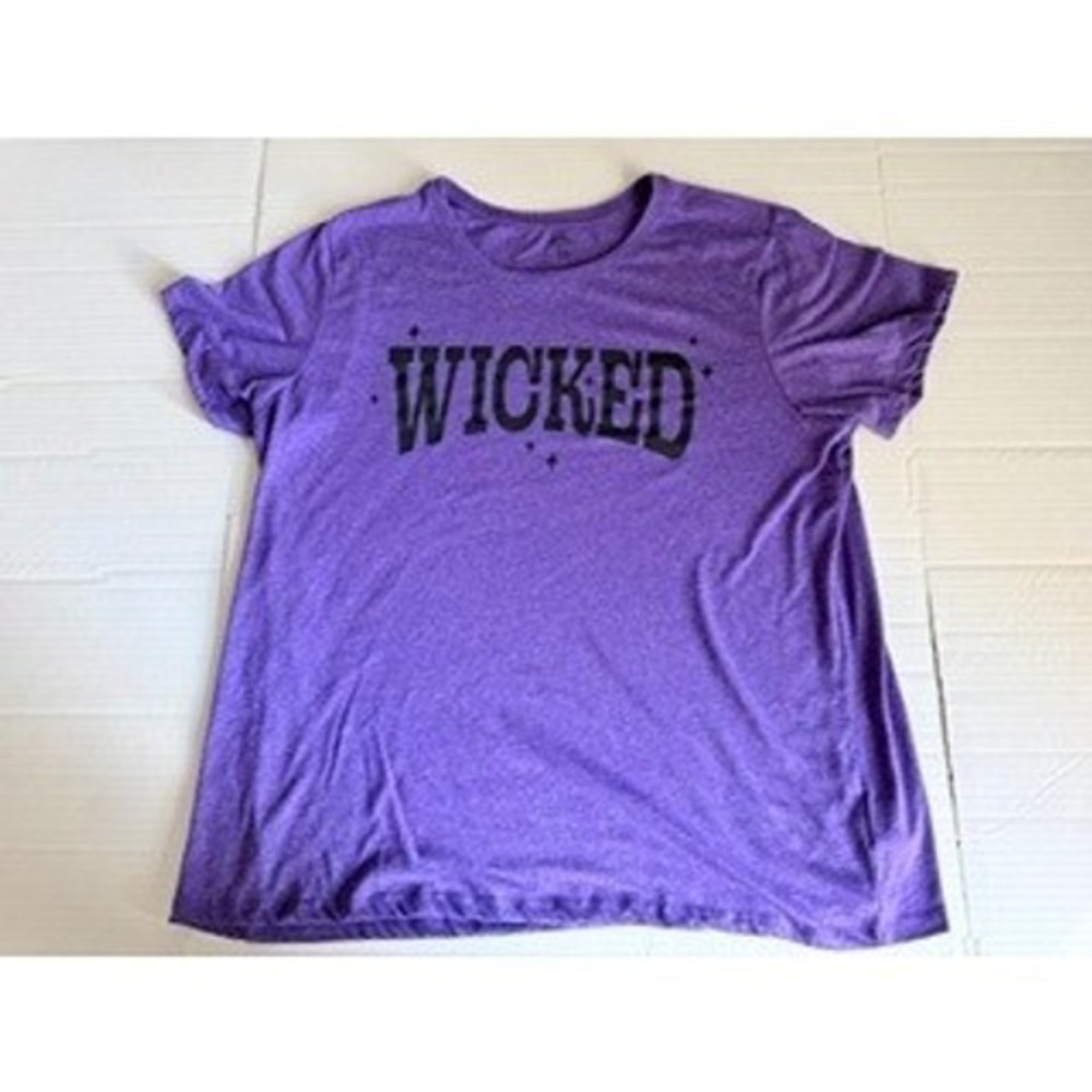 Celebrate Halloween Wicked Graphic T-Shirt Purple Heather XXL 20 Short Sleeve